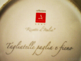 Porcelánový talíř na těstoviny italský - 3