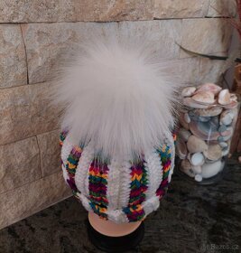 Kulich barevný s bambulí - 3