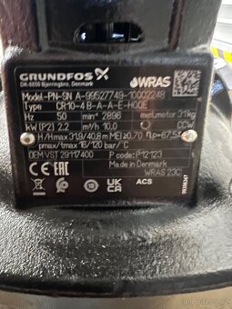 Výkoné čerpadlo Grundfos CR10-4 - 3