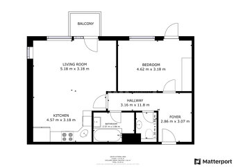 Velký Osek, prodej bytu 2+kk/B/P 63 m2, okr. Kolín - 3