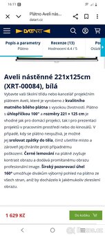 Projekční plátno - 3