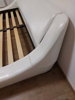 Manželská kožená postel - 3