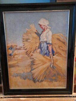 Prace na poli žně  R.HÓNI.... - 3