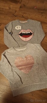 Dívčí mikiny,vel.122 - 3