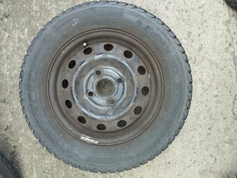 Plechové disky KFZ 5335 5.5Jx14 4x100 ET47 + 155/70 R13 - 3