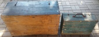 Staré dřevěné bedny , truhly - 3