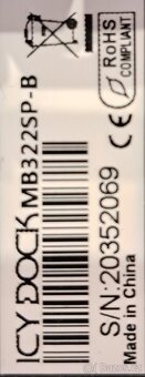 Icy Dock MB322SP-B 2,25" - HDD box - 3