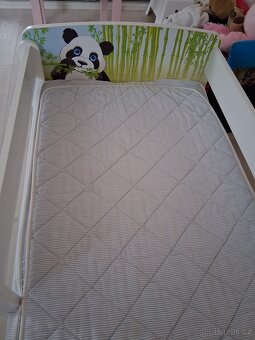 Dětská dřevěná postel komplet - 3