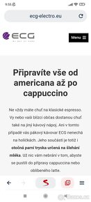 Kávovar ECG ESP 20301 bílý NOVY - 3