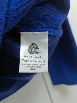 Dámský modrofialový merino svetr, vel. M - 3