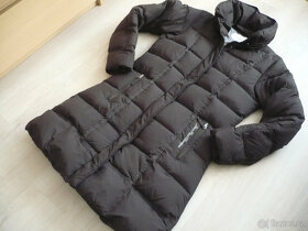 Krásný dámský černý péřový kabát Jean Paul velikost S - 3