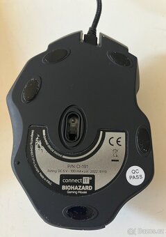 Connect IT Biohazard, černá herní myš + podložka, nepoužitá - 3