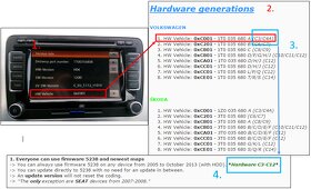 Škoda RNS 510 FIRMWARE 5238 5274 6276, mapy V17 - 3
