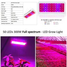 Nové světelné LED Grow Light - Full Spectrum. - 3