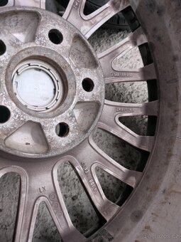 4ks alu disky orig. Škoda 5x100 r16 pneu 205/45 r16 - 3