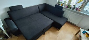 Velký gauč s rozkládáním a úložným prostorem - 3