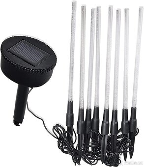 LED solární osvětlení zapichovací 8 ks - 3