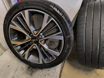 Alu kola Kia Picanto 4x100 r16 Originál, pneu 195/45/16 - 3