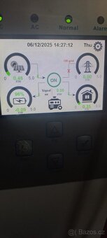 Ostrovní fotovoltaika- střídač Deye 5kw, Baterie lifepo 12Kw - 3