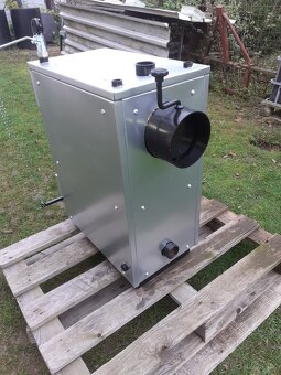 Prodám nový teplovodní mini kotel na dřevo, a dř. odpad. - 3