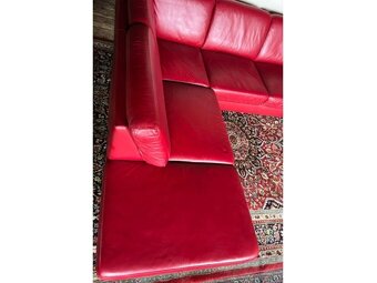 Kožená sedací souprava ve tvaru U, 3145 - 3