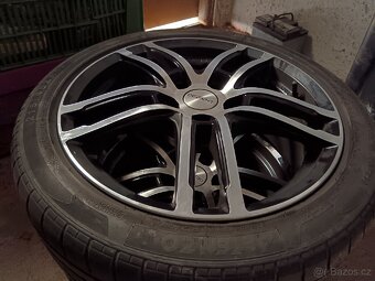 Prodám ALU kola 5x112 R17 + pneu - 3