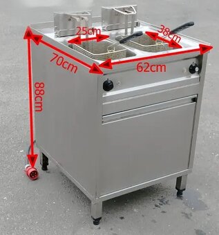 Fritéza s podestavbou s výpustí gastro A - 3