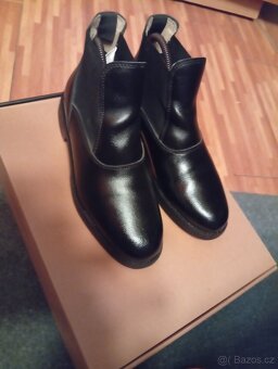 kožená perka, vel.38 černá - 3