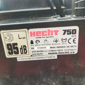 Motorový kultivátor - HECHT 750

 - 3