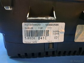 Budíky Fabia 2 Roomster maxidot diesel repas 5J0920841C - 3