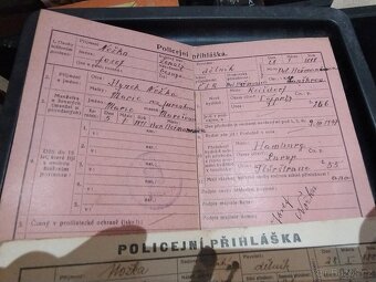 Policejní přihláška 1888 ¡ - 3