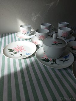 Čínský porcelán, orchidejový set - 3