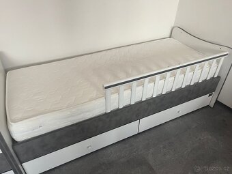 Dětská postel včetne matrace jako nové 170 x70 - 3