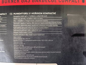 Grillmeister plynový gril s hořákem Memphis nový - 3