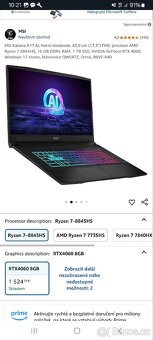 MSI Katana A17 - 3