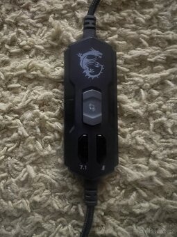 Prodám herní sluchátka MSI - 3