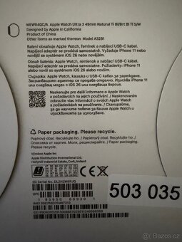 Apple Watch Ultra 3. Nerozbalene, 2 roky zaruka. - 3