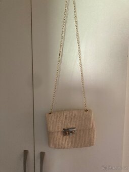 Kabelka slamena zlata - 3
