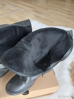 Dívčí kožené kozačky Baťa vel. 36 - 3