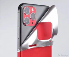 Apple Iphone 12 a 12 pro folie na celé tělo telefonu červená - 3