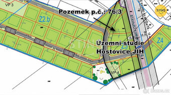 Prodej pozemku v obci Hostovice u Pardubic, p.č: 76/, 129414 - 3