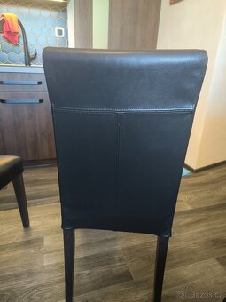 IKEA kožené židle v top stavu - 3