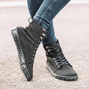 Zaqq qice black vegan barefoot kotníkovky 41-43 PC 160 Eur - 3