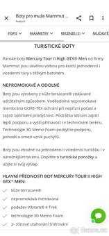Prodám trekové boty Mammut - 3