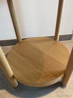 LISTERBY odkládací stolek, dýha dub, 50 cm - 3