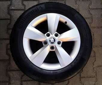 Alu kola originál Škoda Karoq, VW T-Roc 5x112 R16 - 3