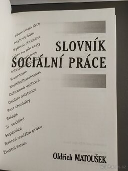 Slovník sociální práce - Oldřich Matoušek - 3