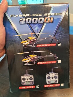 RC Helikoptéra V200D01 Metal version 1 + 1 - 3