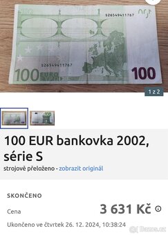 100 EUR bankovka z první série - 3