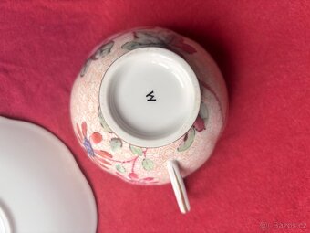 Wedgwood Cuckoo šálek a podšálek 0,18l růžový - 3